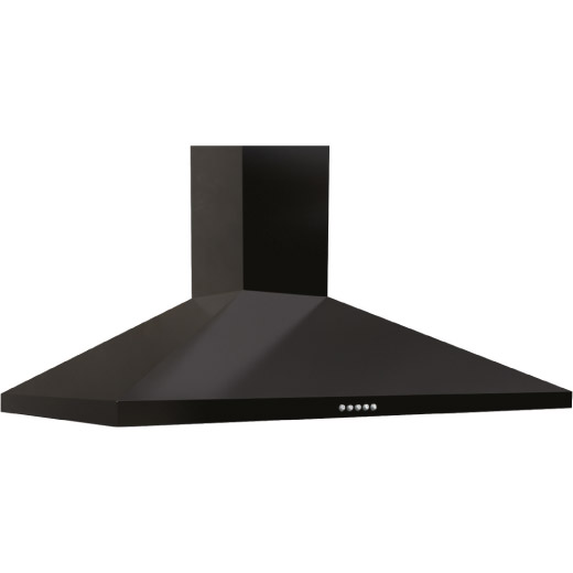 60cm Black Chimney Hood