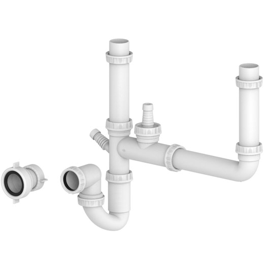 Two Bowl Plumbing Kit